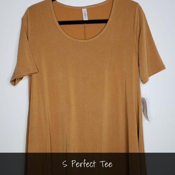 LuLaRoe Perfect T Small Solid Brown NEW - Picture 1 of 1